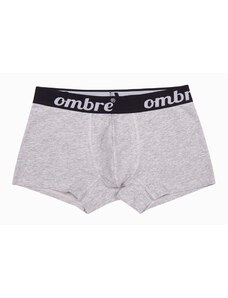 Ombre Clothing Šedo-černé boxerky U284