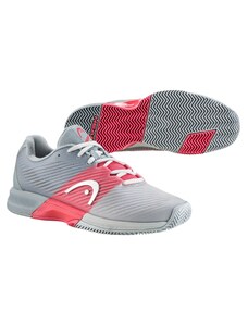 Dámská tenisová obuv Head Revolt Pro 4.0 Clay Grey/Coral EUR 38,5