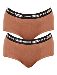 2PACK dámské kalhotky Puma hnědé (603033001 013)