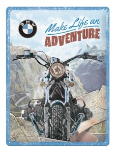 Nostalgic Art Plechová cedule BMW Make Life an Adventure 40 x 30 cm