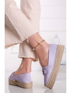 Bestelle Fialové platformové espadrilly Teresa