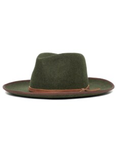 Zelený klobouk plstěný s širokou krempou - americký klobouk Goorin Bros. - kolekce Munhall