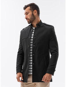 Ombre Clothing Pánský přechodový kabát - černá C269