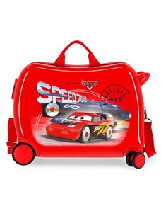 JOUMMABAGS Dětský kufřík na kolečkách Cars Speed red