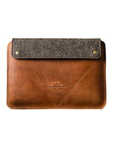 Crazy Horse Craft Kožený obal na MacBook Pro 14” Classic Brown