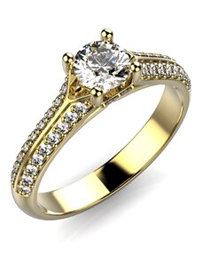 Linger Zlatý zásnubní prsten 310