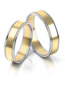 Linger Zlaté snubní prsteny NR74
