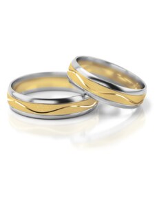 Linger Zlaté snubní prsteny NR234