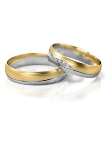 Linger Zlaté snubní prsteny NR275