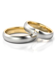 Linger Zlaté snubní prsteny NR274