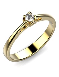 Linger Zlatý zásnubní prsten 798