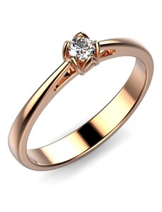 Linger Zlatý zásnubní prsten 798