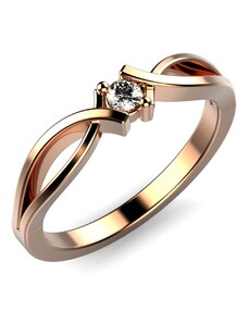 Linger Zlatý zásnubní prsten 352