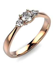 Linger Zlatý zásnubní prsten 366