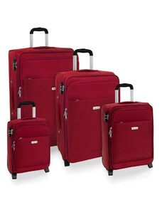 AVANCEA Sada cestovních kufrů AVANCEA GP7172 Red 2W XSML