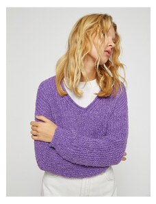 Koton pletený svetr s výstřihem do V