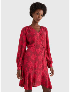 Tommy Hilfiger dámské červené vzorované šaty