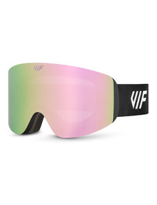 Lyžařské a snowboardové brýle VIF SKI & SNB Black x Rose Pink