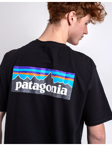Patagonia M's P-6 Logo Responsibili-Tee Black
