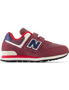 Dětské boty New Balance PV574NX1 – červené
