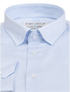 FERATT Pánská košile TRAVEL SLIM světle modrá