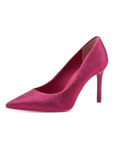 Růžové dámské boty na podpatku | 2 250 kousků - GLAMI.cz