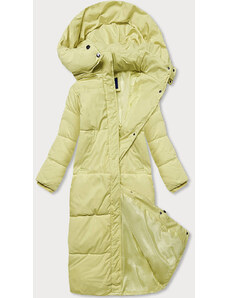 Ann Gissy Dlouhá žlutá dámská zimní bunda (AG3-3031)