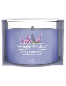 Yankee Candle – votivní svíčka ve skle Lilac Blossoms (Šeříkové květy), 37 g