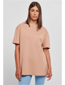 UC Ladies Dámské oversized Boyfriend tričko jantarové barvy