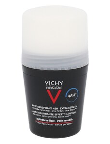 Vichy Homme Anti-Perspirant 48H Extra Sensitive oll-on antiperspirant pro citlivou pokožku pro muže 50 ml