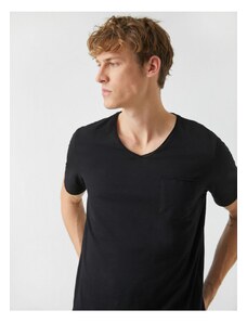 Koton V-Neck Standard Fit Basic T-Shirt