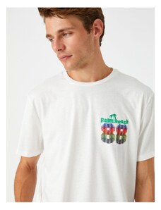 Koton Printed T-Shirt Crew Neck