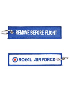 Fostex Garments Přívěsek Remove Before Flight RAF (modrý)