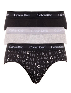 3PACK pánské slipy Calvin Klein vícebarevné