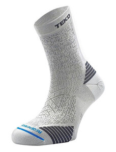 TEKO Lehké běžecké ponožky eco RUN 2.0 SHORT CREW, bílé