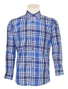 BAZAR - Pánská košile modrá kostka vz.č. 11