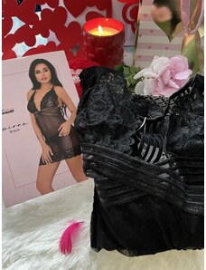 LivCo Corsetti Fashion Dámská souprava - luxusní košilka a kalhotky tanga Comiran Liv Corsetti 90572