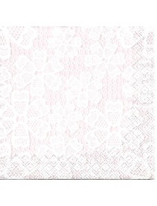 Harmony Ubrousek 33x33 cm - Růžová krajka
