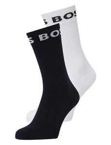 BOSS Black Ponožky tmavě modrá / bílá
