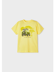 Chlapecké tričko s krátkým rukávem MAYORAL, žluté OFF ROAD