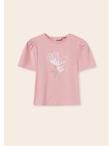 Růžové tričko Mayoral