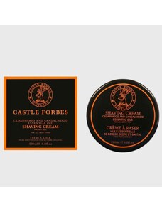 Castle Forbes Shaving Cream krém na holení s cedrovým a santalovým dřevem 200 ml