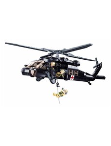 Stavebnice Sluban Model Bricks Helikoptéra UH-60 M38-B1012