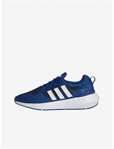 Tmavě modré pánské žíhané boty adidas Originals Swift Run 22 - Pánské