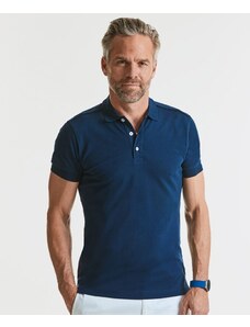 Russell pánské elastické polo bavlna & Lycra delší střih Slim fit