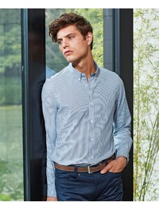 Pánská proužkovaná košile s kontrastem Oxford classic fit Easy Care Premier Stripes