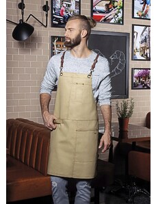 Karlowsky Stylová zástěra Bib Apron Urban X-Style 100% bavlna