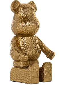 Zlatá dekorativní soška Richmond Bear 20 cm
