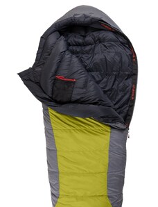 Spací pytel Warmpeace VIKING 1200 195cm R yellow/grey/black