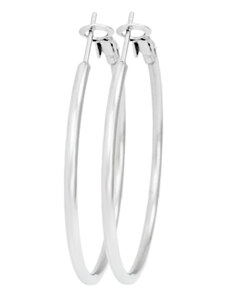 BM Jewellery Náušnice kruhy 4 cm z chirurgické oceli S113238070